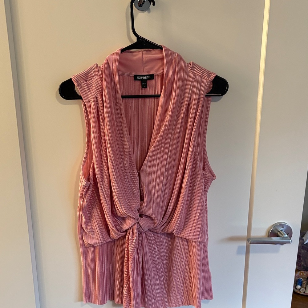 Express Rose Sleeveless Blouse